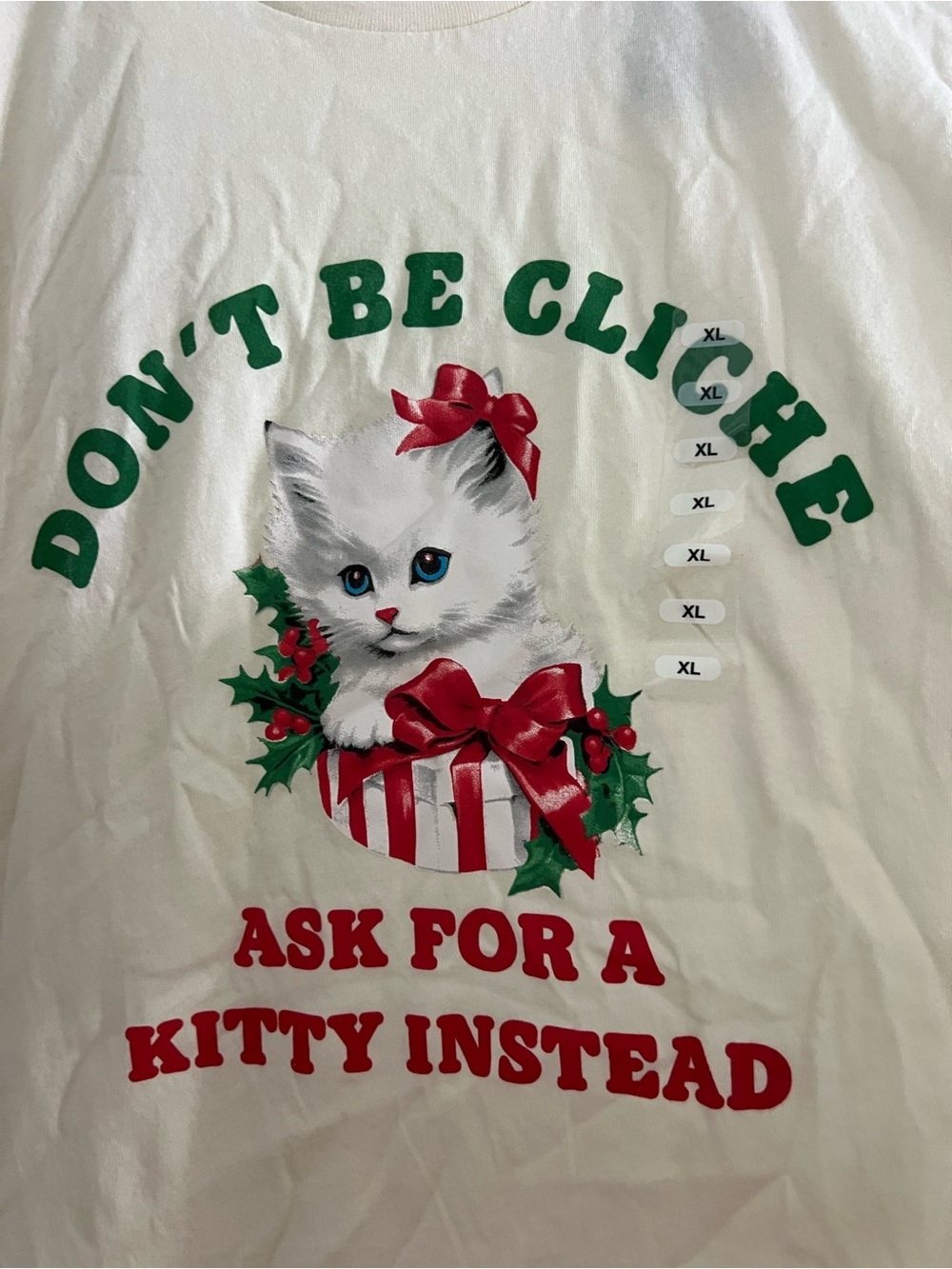 NWT kitten tee shirt